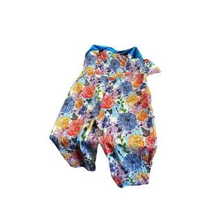 Women’s Lindy Bop US 10 Floral Halter Top Romper With Pockets